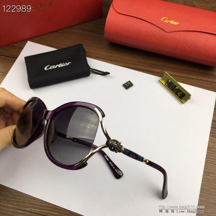 CARTIER卡地亞 官網同步 歐美風範 原單偏光 女款太陽鏡  lly1257